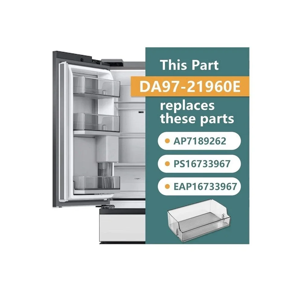 Door Shelf Bin Right Side For SAMSUNG Refrigerator DA97-08406A AP4578480 2051375